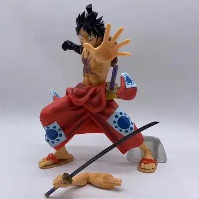 2025 New One Piece And The Land Of Kimono Luffy Figurines Model Figurines Accessories Birthday Gifts Creative Anime Toys