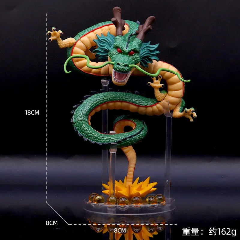 Dragon Ball Shenron Figure With 7 Star Crystal Balls Set Anime Statue Model Desktop Collectible Ornament Gift