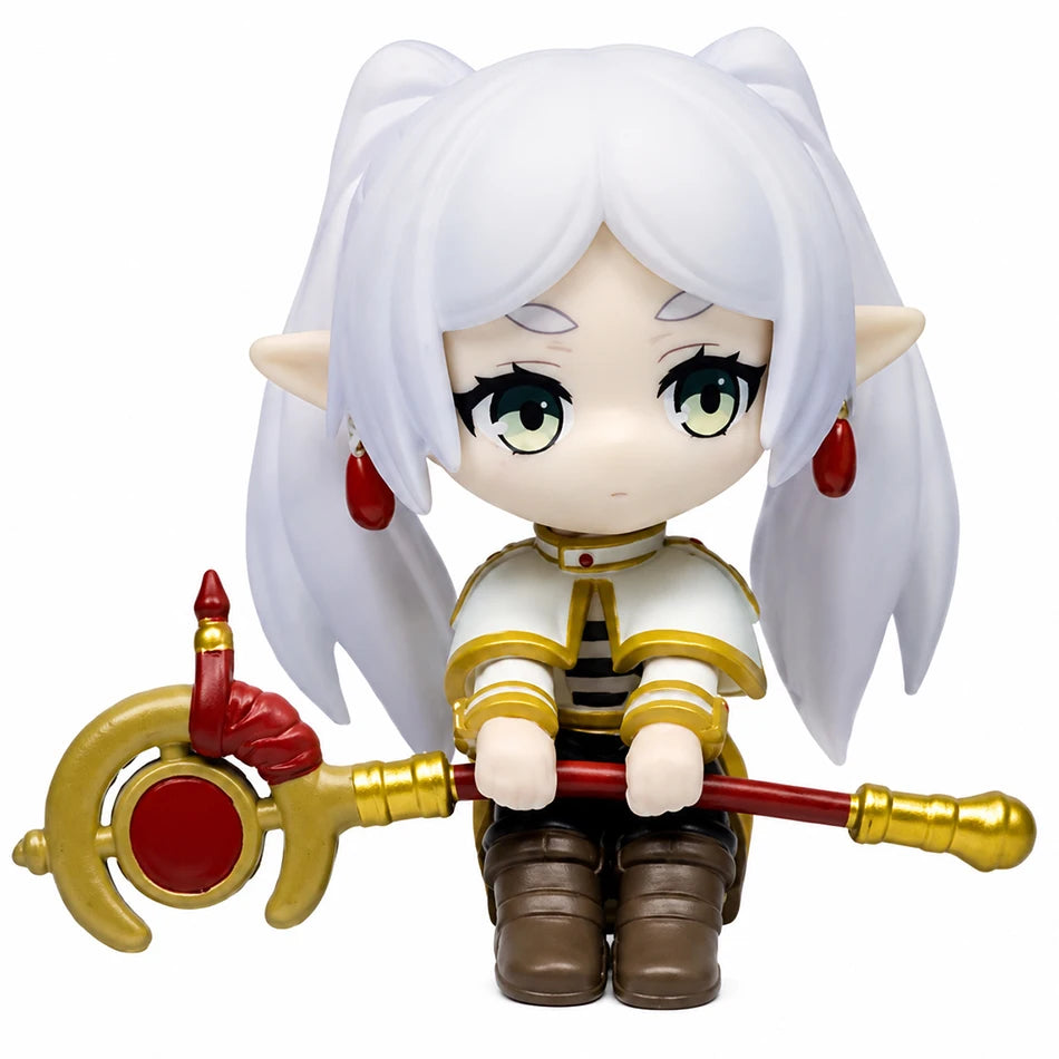 New Bandai Frieren: Beyond Journey's End 7.5cm Anime Figures Frieren Himmel Action Figure Cute Anime Figure Ornaments Collection