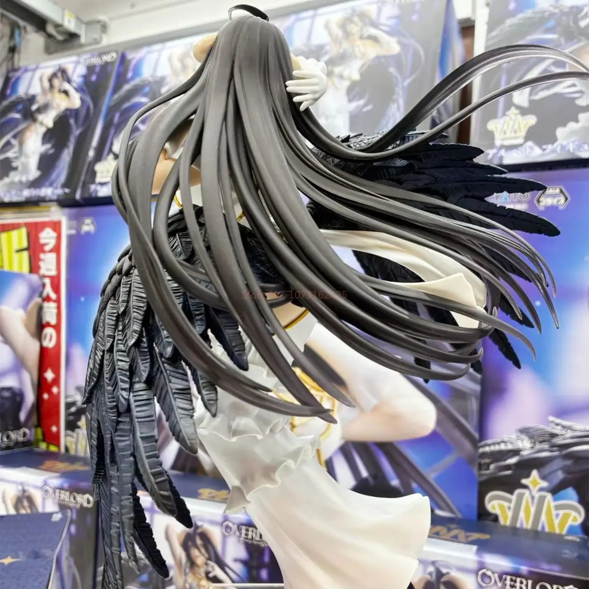 Original Taito Albedo Overlord Pure White Devil T Most Pvc Anime Figure Collectible Home Desktop Decoration For Anime Collectors