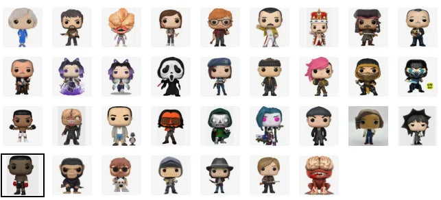 Resident Evil Nemesis  Hangover Alan 8 Mile B-Rabbit Shinobu Kocho Queen Freddie Mercury Godfather Joel Ellie Vinyl Figure Toys