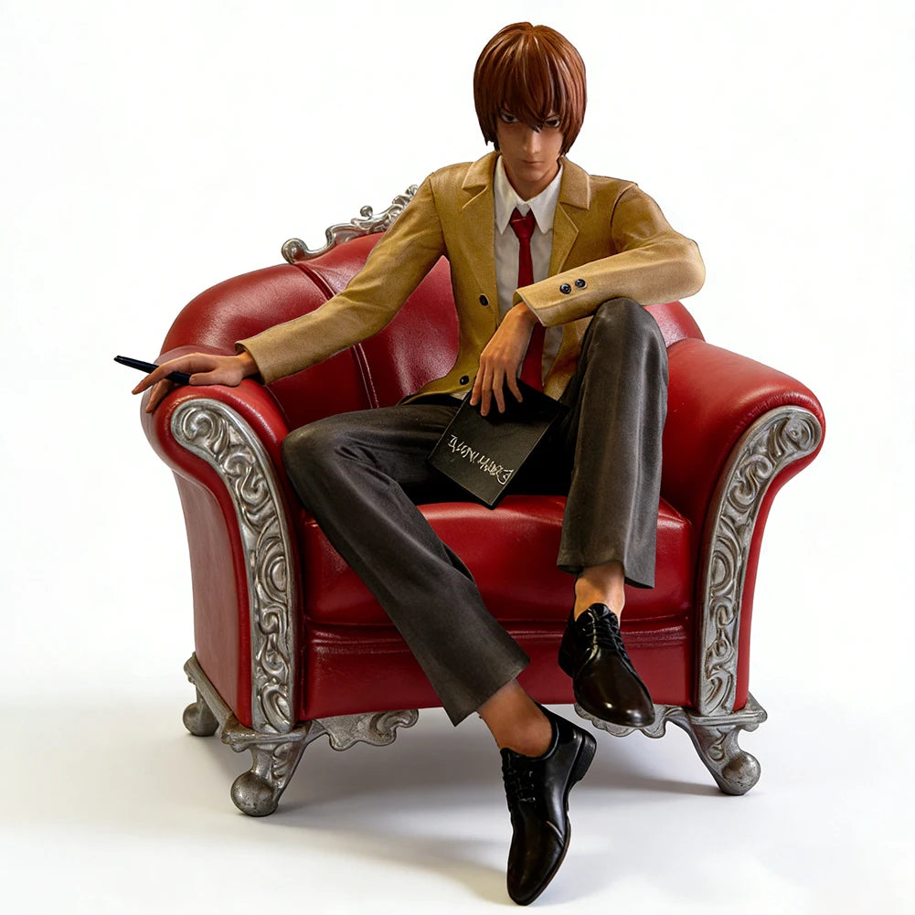 Death God Anime Figure Yagami Light Action Figure L Lawliet Yagami Light Figurine Decoration PVC Adult Collection Model Doll Toy