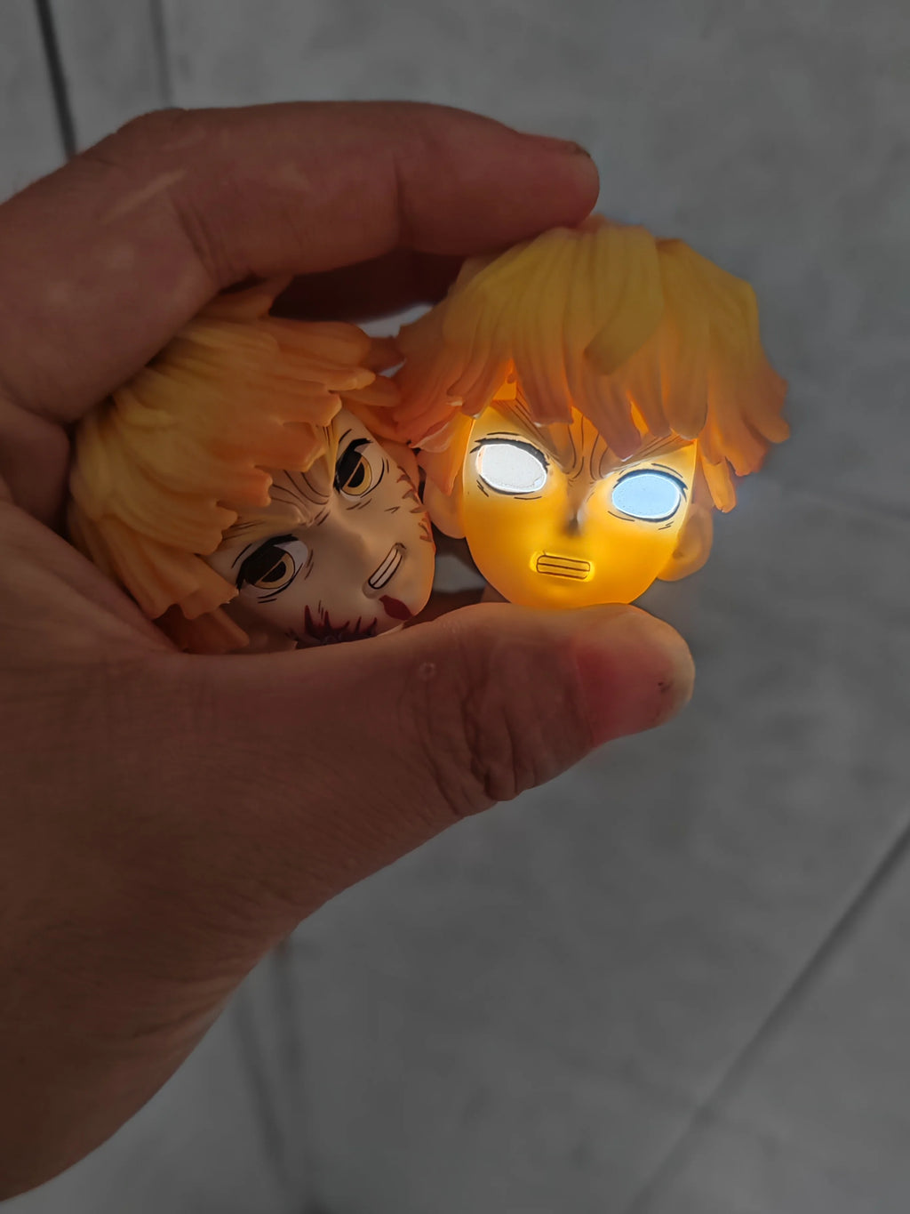 In Stock 51cm Demon Slayer Agatsuma Zenitsu And Kochou Shinobu Gk Anime Figure Statue Desktop Decoration Collection Model Gifts