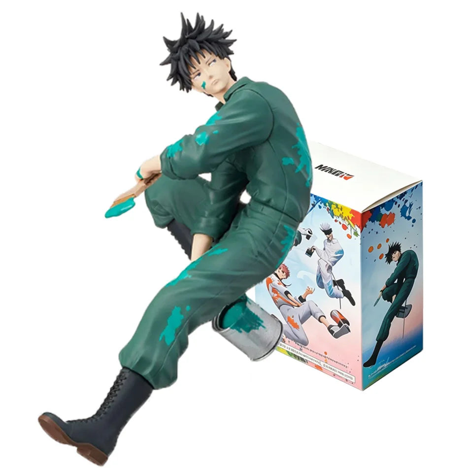 Anime Merch Bandai Original Jujutsu Kaisen GRAFFITI BATTLE Fushiguro Megumi Kugisaki Nobara Panda Gojo Satoru Anime Figure Toy