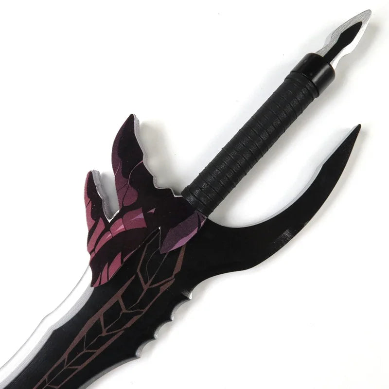 Solo Leveling Kanata Sword Mizushino Shun Anime Cosplay Prop Wooden Ninja Knife Real Size Japanese Katana Samurai Sabre Toy Gift