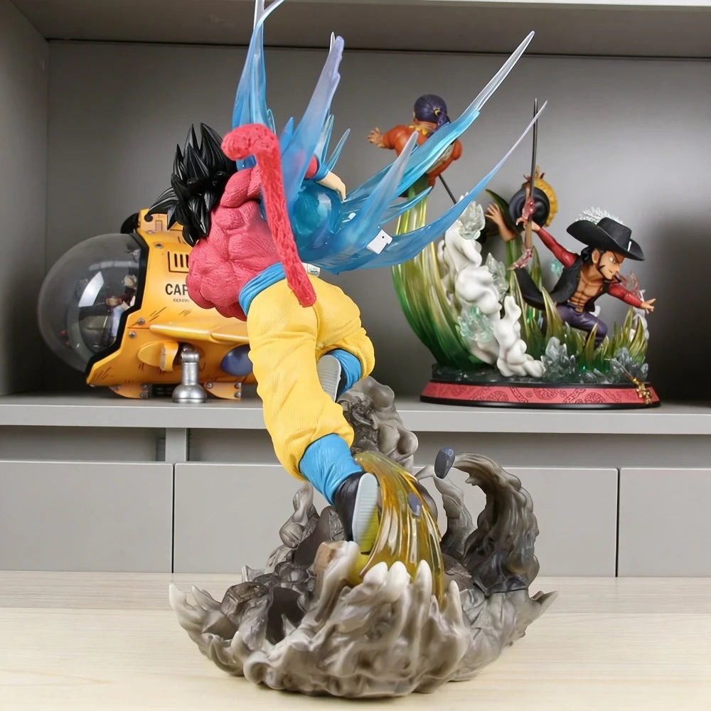 16.14in/41cm Anime Dragon Ball Figure Super Saiyan 4 Goku Action Figures PVC Statue Model Collection Toys Gifts