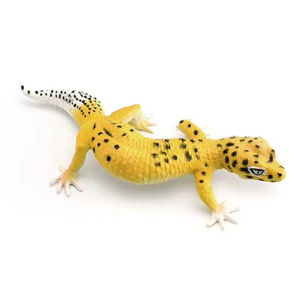 Simulation Lizard Model Figurines Miniature Educational Reptile Animals Figures Congnitive Static Gecko Figure Birthday Gift