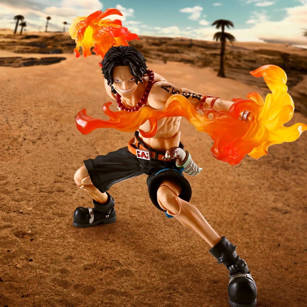 Bandai SHF Ace Articulated Action Figure Desktop Collectible Ornament, Perfect Gift for Boys Grade Anime Statue