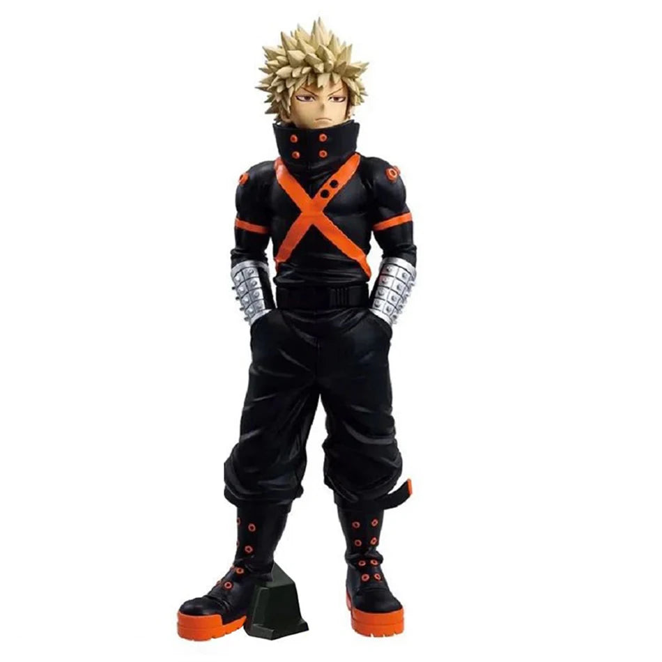 Hot My Hero Academia Bakugou Katsuki Midoriya Izuku Todoroki Shouto Toga Himiko Anime Figure PVC Collectible Model Toys Kid Gift
