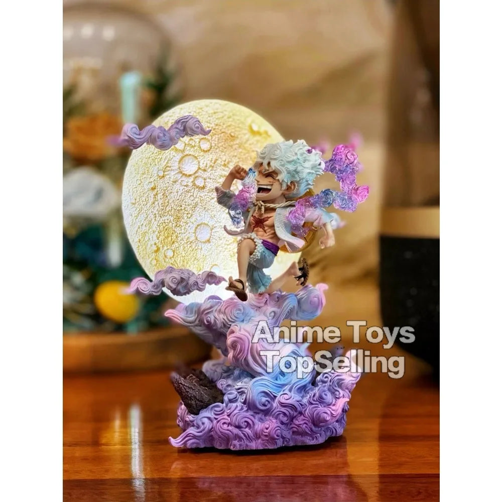 13.5cm/5.31in Anime One Piece Figure Moon Nika Luffy Action Figures Pvc Statue Collection Model Toys for Gifts