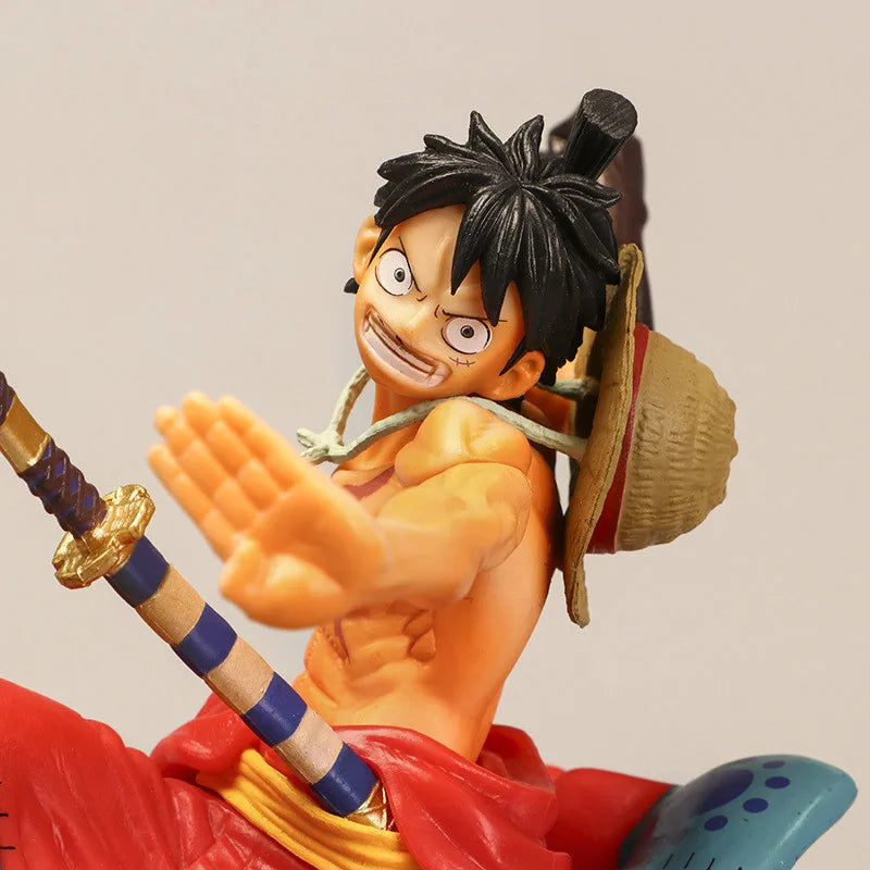 21CM Anime One Piece Wano Country Monkey D. Luffy Figure Gear Second BATTLE RECORD COLLECTION Model Toy Gift Action Figure PVC
