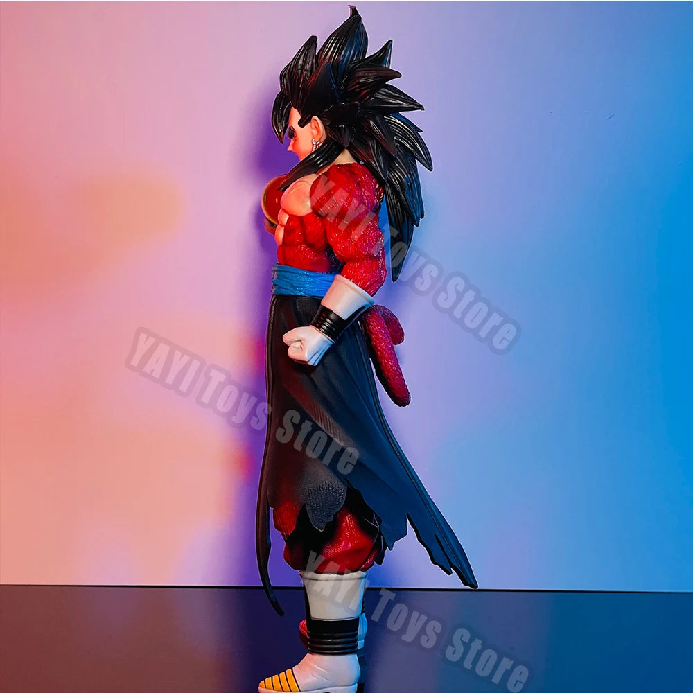 29cm Anime Dragon Ball Gogeta Ssj4 Figure Super Saiyan 4 Son Goku Vegeta Figurine PVC Action Figures Model Toy