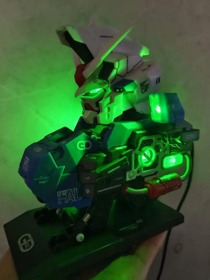 New Spot 1/38 GP02A Avatar Chest Abs Material Assembly Model Sour Fruit Car Decoration Typec Interface Power Supply And Lighting