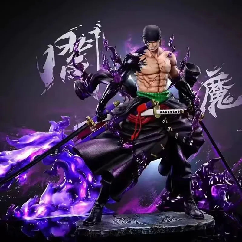 New One Piece Zoro Figures Sky Painting Roronoa Zoro Action Figures Anime PVC Collection Model Toys Desktop Decoration Gifts