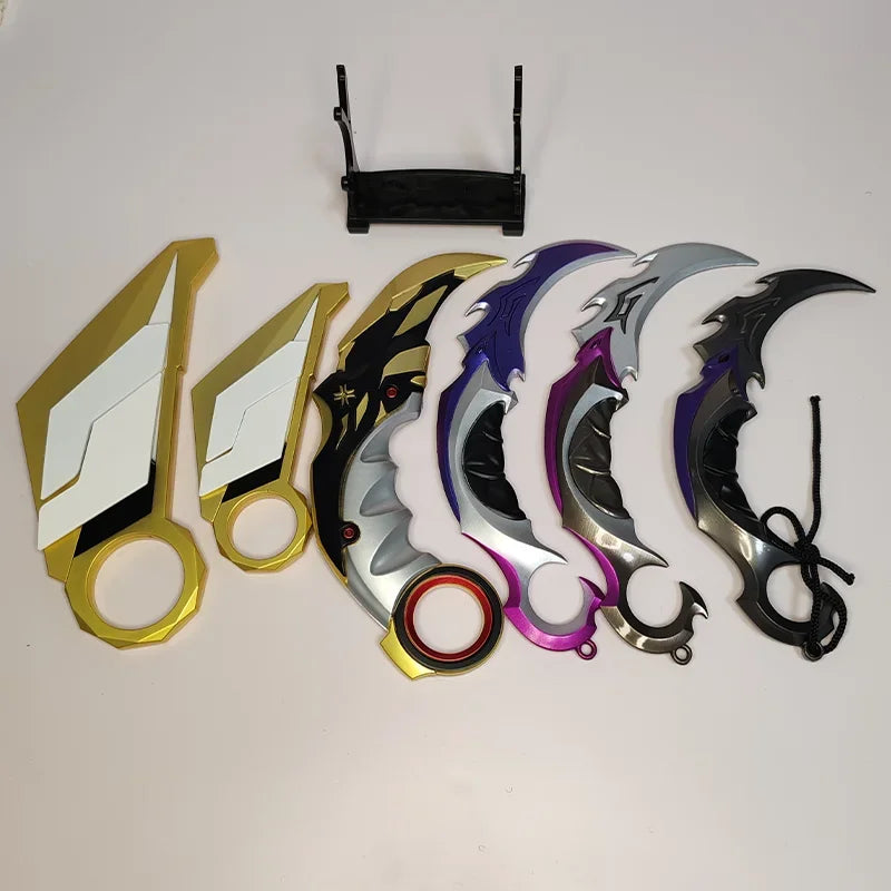 Valorant Melee Knife Toy Sword Figure Karambit Prime Reaver Series VCT Claw Knife Ion Tactical Knives Boys Gifts Game Gifts