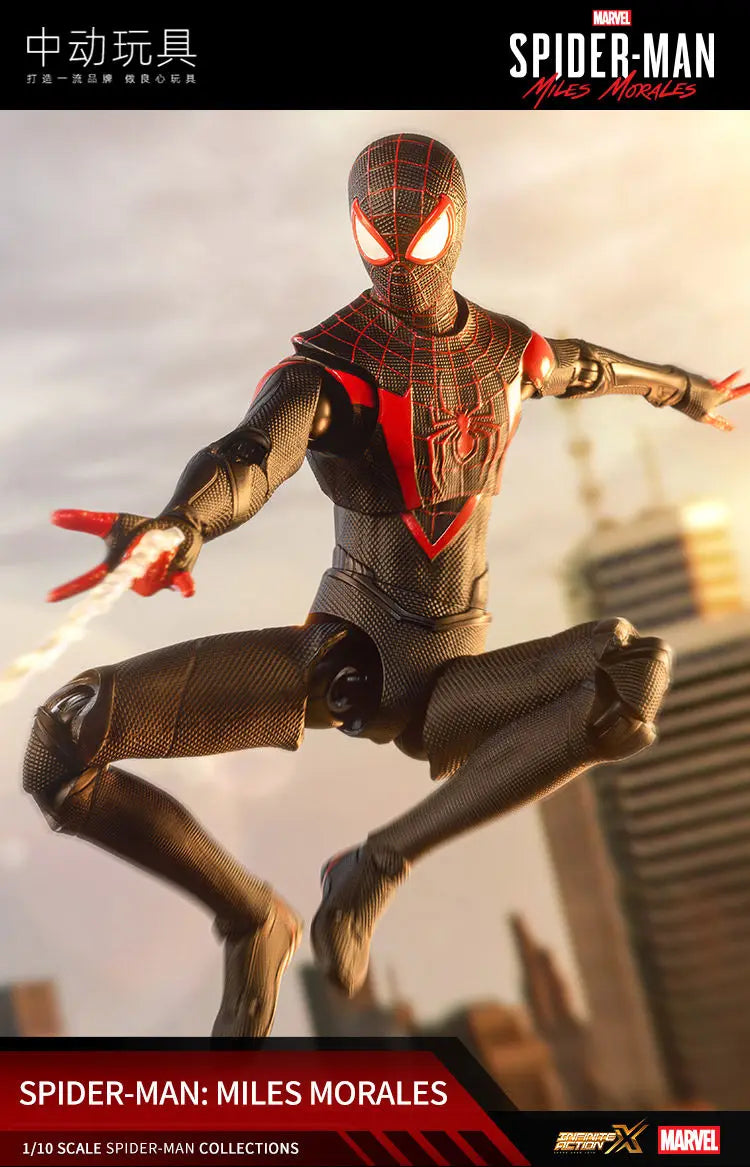 Zd Toys Marvel Spider Man Action Figure Ps4 Game Version Full Articulated Collectible Model For Display
