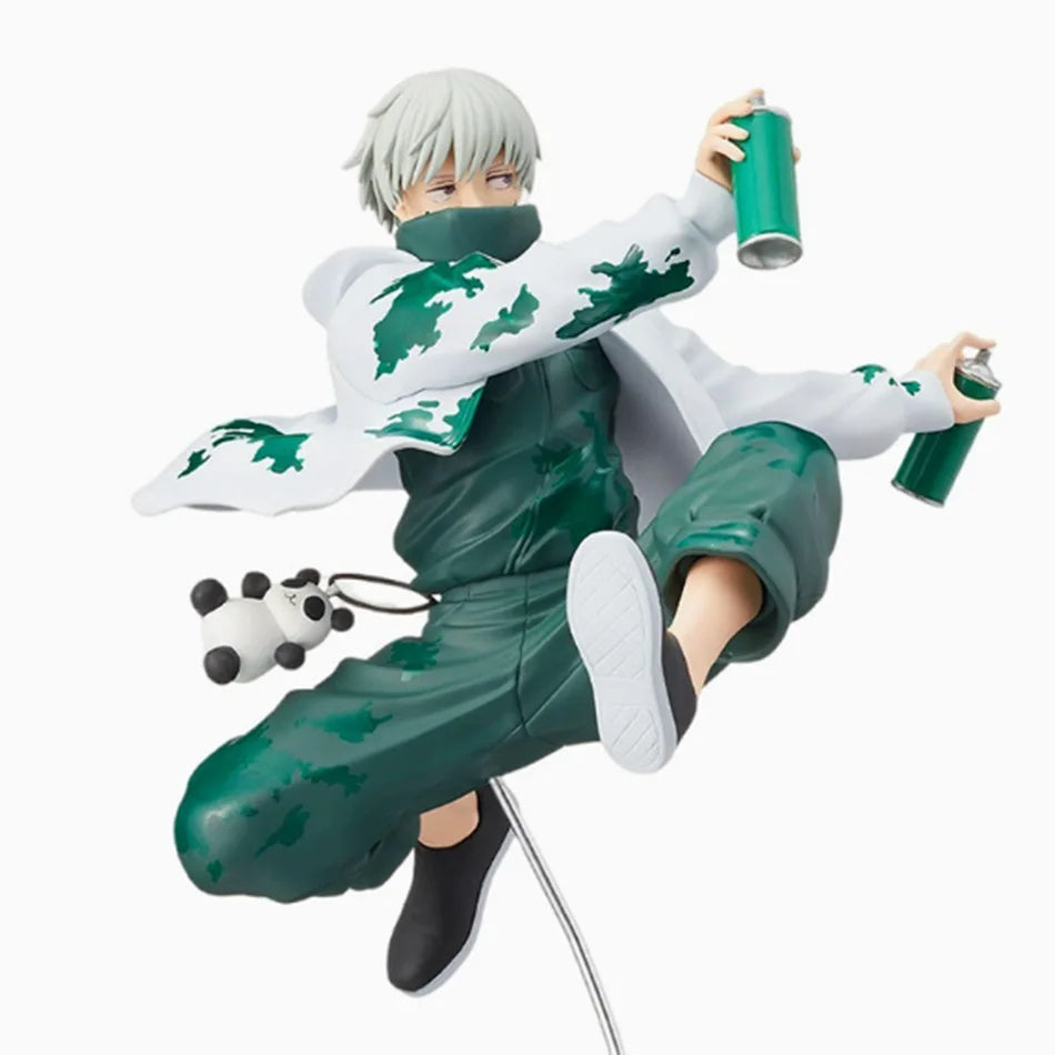 Anime Merch Bandai Original Jujutsu Kaisen GRAFFITI BATTLE Fushiguro Megumi Kugisaki Nobara Panda Gojo Satoru Anime Figure Toy