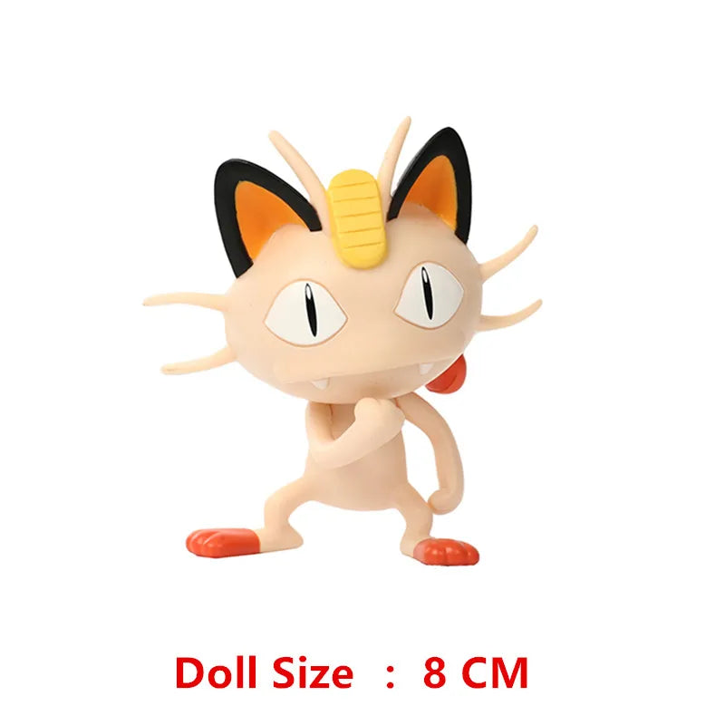 New 4-13Cm Pokemon Cartoons Movie Anime Figure Pikachu Bulbasaur Charmander Cosplay Collection Pet Action Model Toy Gift