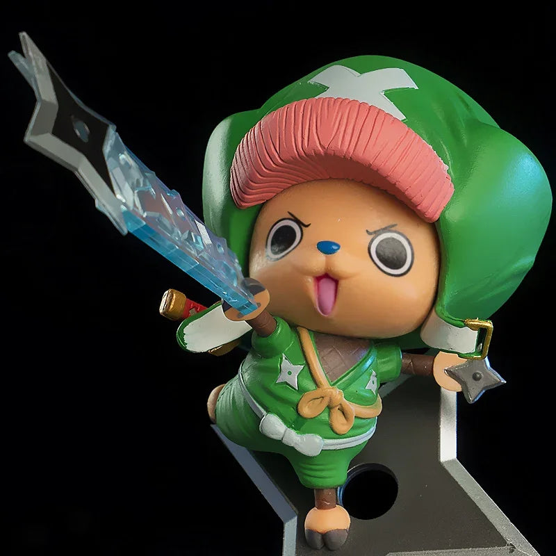 One Piece PVC Action Figure Kimono Ninja Tony Tony Chopper Anime Figure  Collection Model Dolls Kid Gift Toys Decoration