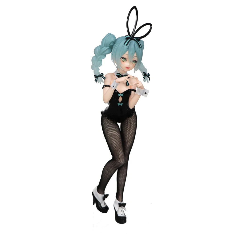 23CM Hatsune Miku Figure Vocaloid Anime BiCute Bunnies Figure Model Character Toy Gift Collection Ornaments Scene Decoration PVC