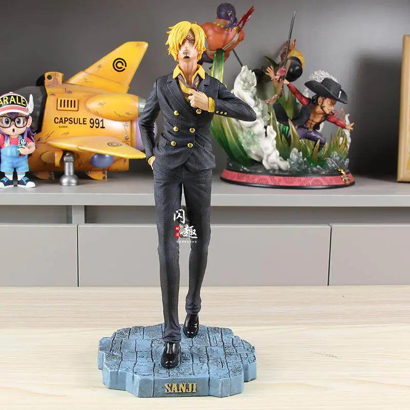JT One Piece Sanji Suit Anime Figure Pvc Model Boxed Desktop Ornament Collectible Statue Gift For Adult Anime Fans Collectors
