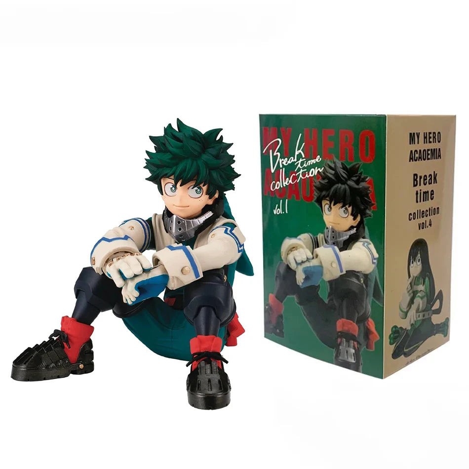 Hot My Hero Academia Bakugou Katsuki Midoriya Izuku Todoroki Shouto Toga Himiko Anime Figure PVC Collectible Model Toys Kid Gift