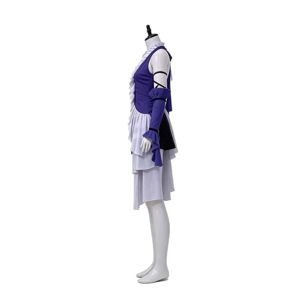 Anime Final Fantasy XII Cosplay Yuna Lenne Song Cosplay Costume Halloween Blue Dress