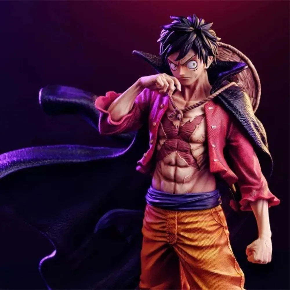 17cm Anime One Piece Luffy Figure Gear 5 Sun God Nika Figurine Statue Model PVC Collection Desktop Action Figure Toy Kid Gifts