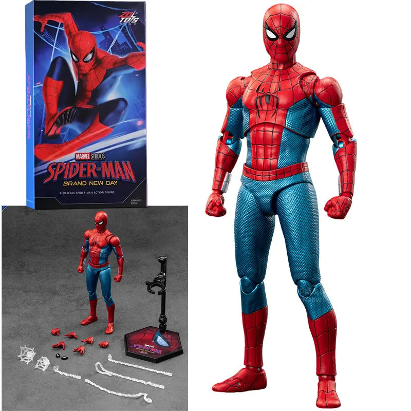 ZD Toy Spider-Man Brand New Day Spider Man PS4 Peter Parker Gold Black Red Iron Spider Hobie Brown Action Figure Toys Model Gift