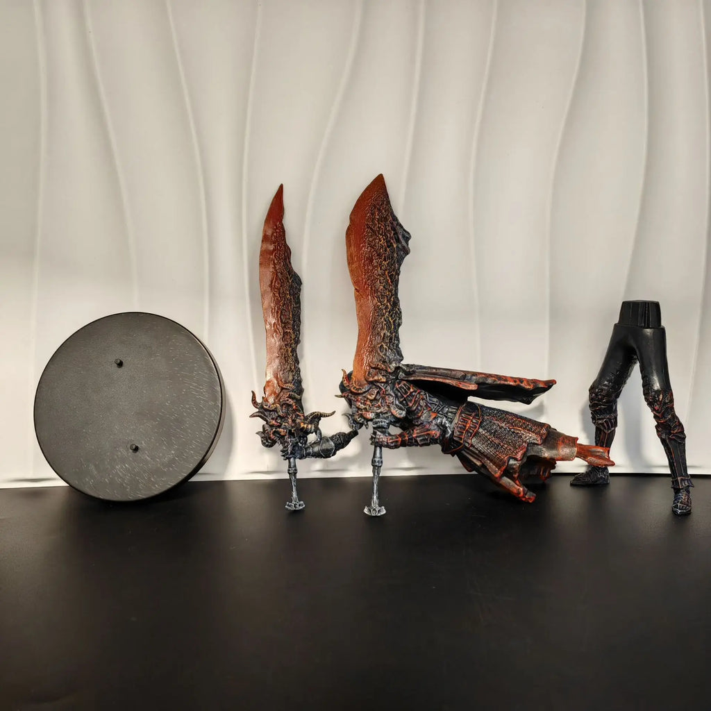 New Dark Souls Ringed Knight Ringed City Double Blades Anime Action Figure Collectible Model Desktop Decor For Game Collectors