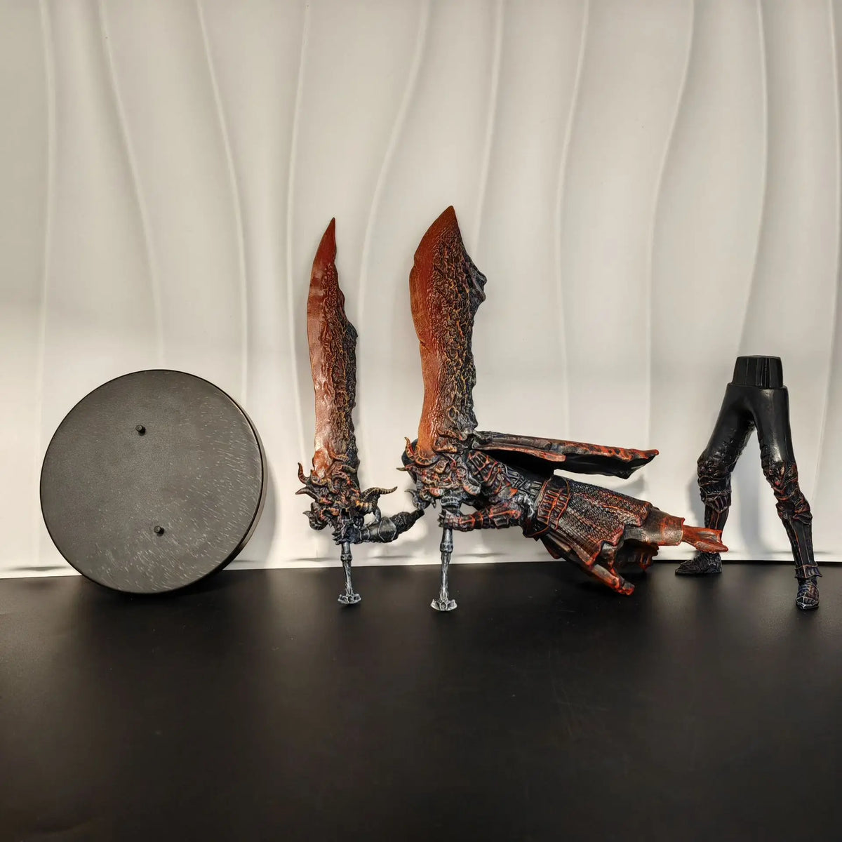 New Dark Souls Ringed Knight Ringed City Double Blades Anime Action Figure Collectible Model Desktop Decor For Game Collectors