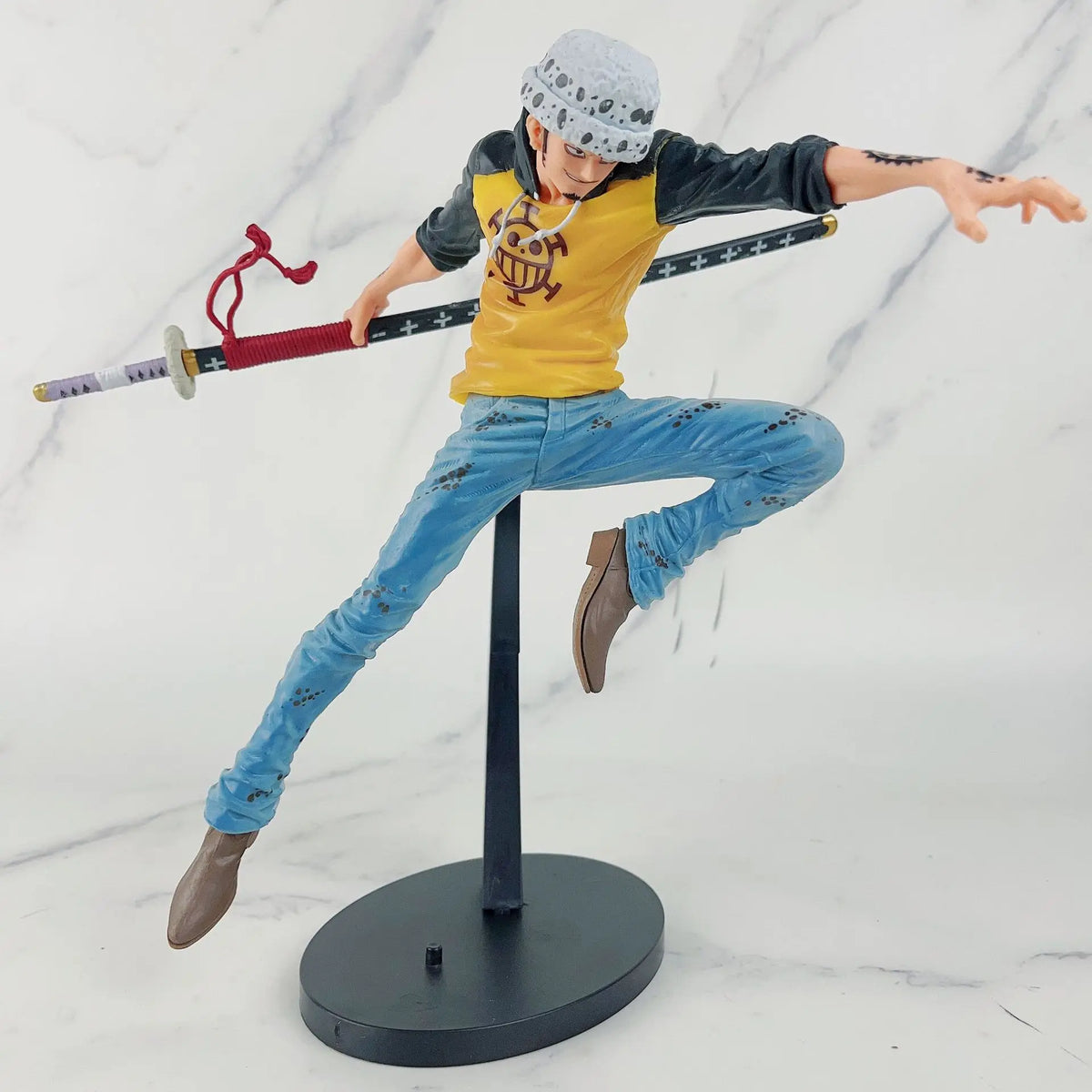 Anime One Piece Figure Trafalgar D Water Law Pvc Collection Action Figure Model Dolls Toys Gift