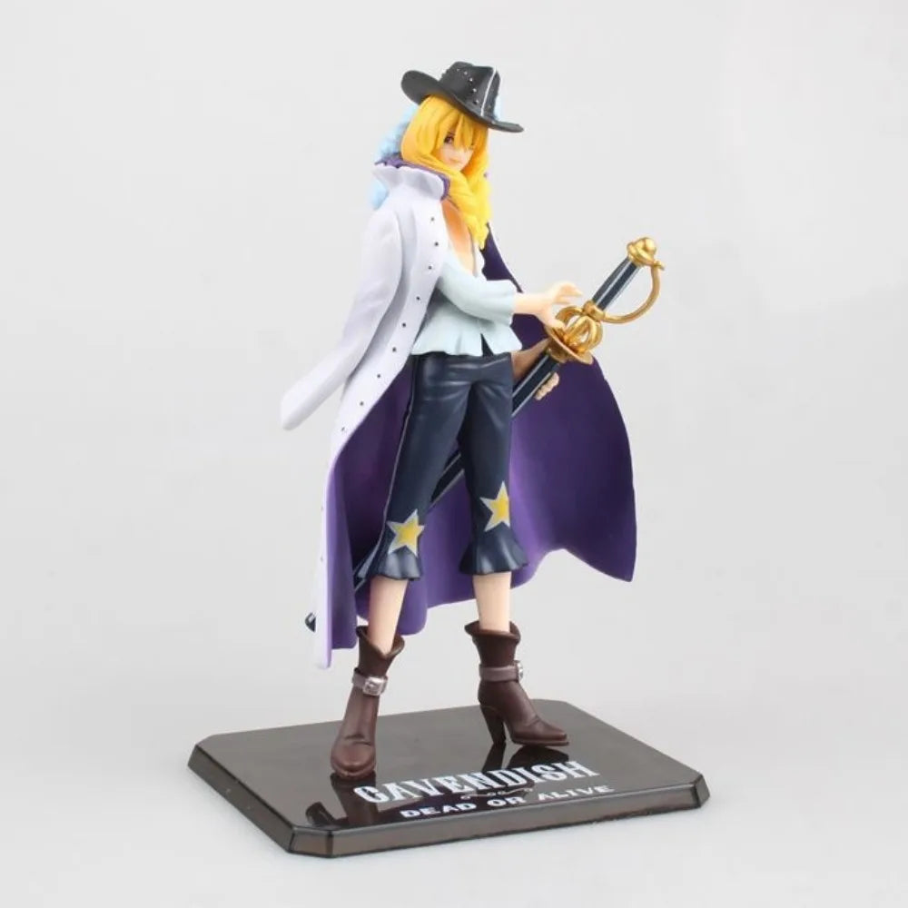 17cm/6.69in Anime ONE PIECE Figure Cavendish Action Figures PVC Statue Model Collection Toys Gifts