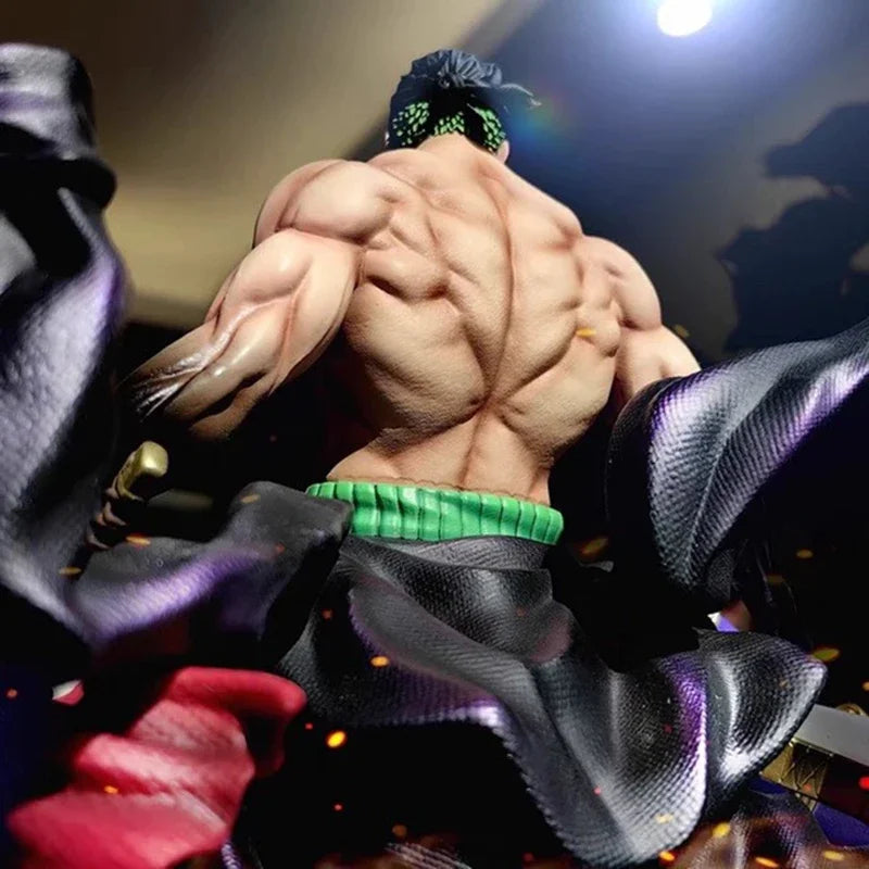New One Piece Zoro Figures Sky Painting Roronoa Zoro Action Figures Anime PVC Collection Model Toys Desktop Decoration Gifts