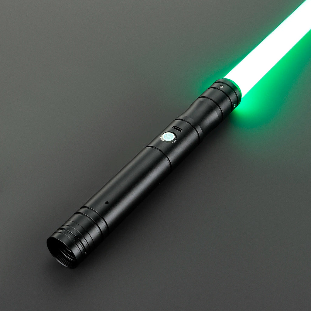 JS Metal Hilt Lightsaber, Splicable Somatosensory Duel Glowing Toy, Full Length 90cm, Holiday Gift