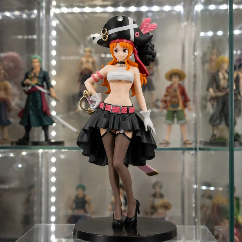 Anime Pirate Figure PVC Statue Collectible Action Figure Model Toy Desktop Decoration Birthday Christmas Gift For Anime Fans