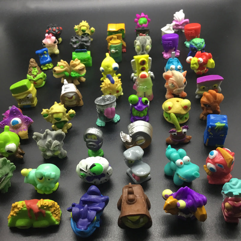 New Arrival 10pcs/lot Anime 3D Trash Figure Ugly Garbege Pack Soft Monster Model Toy Collectible Gift for Young Man Wholesale