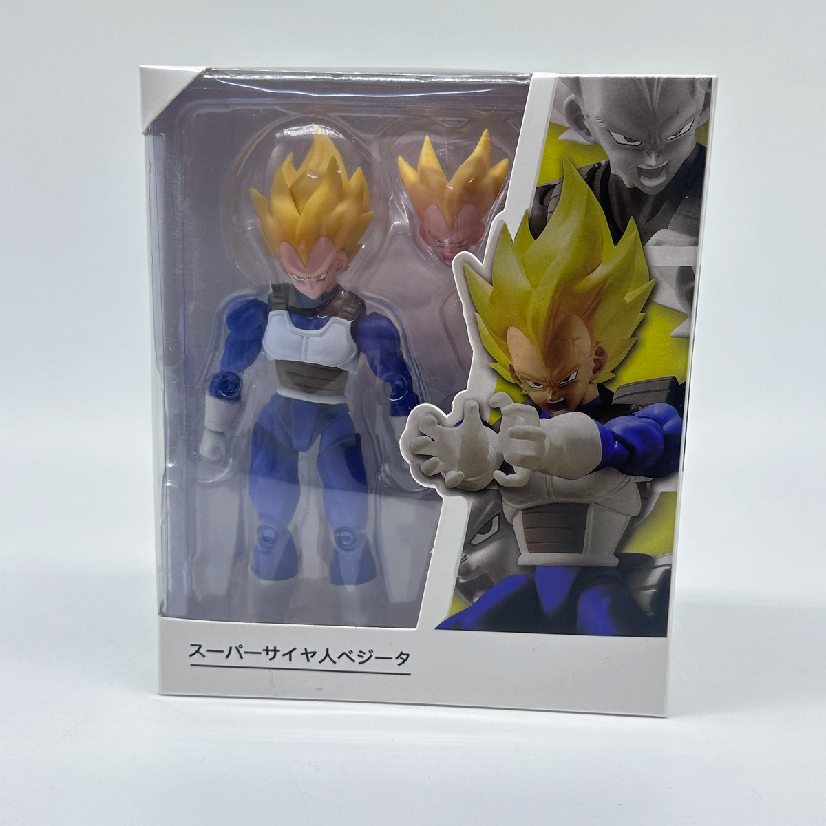 Bandai SHF Dragon Ball Vegeta Figure, Super Saiyan Action Model, Desktop Collectible Decoration & Gift