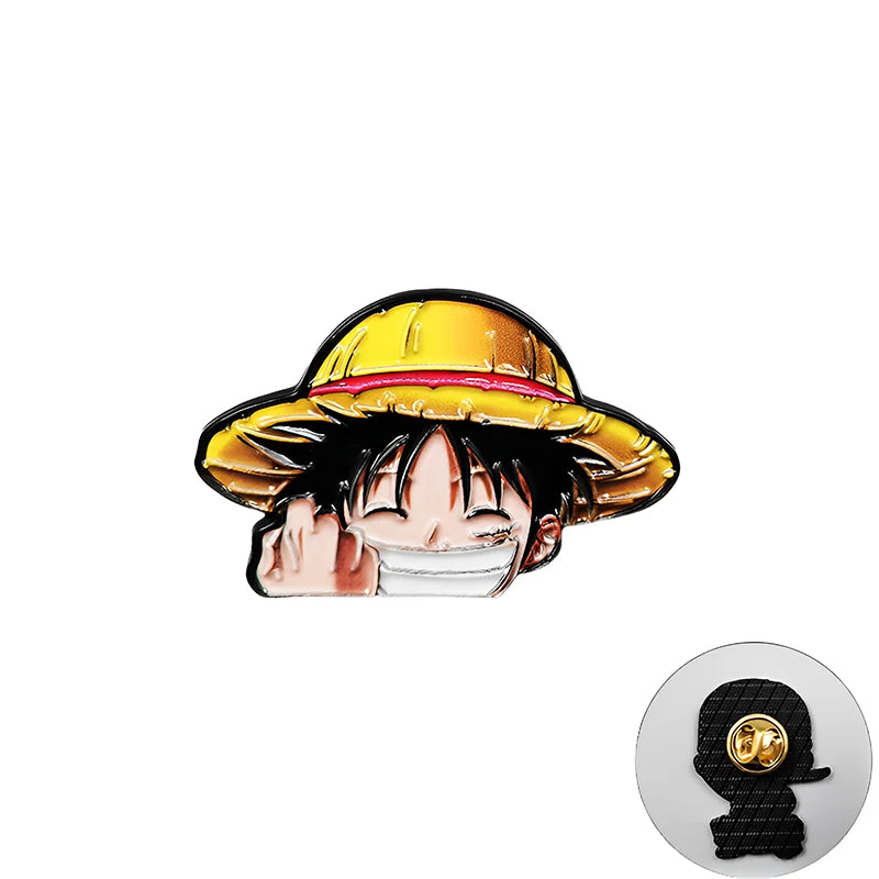 Manga Enamel Pin Anime Lapel Pins for Backpacks Cute Things Brooches Badges on Backpack Brooch for Clothes Jewelry