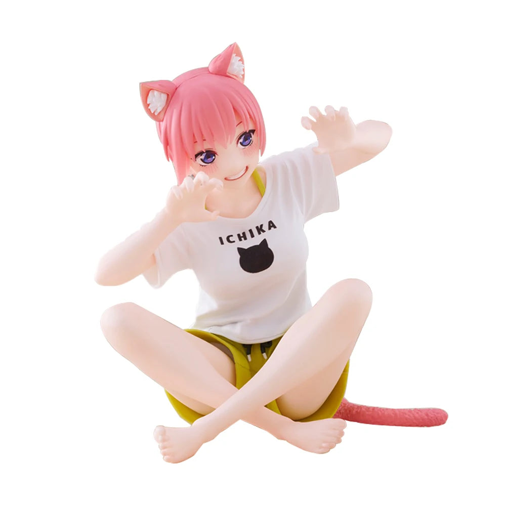 Anime Nakano Miku figure Nakano Miku Nakano Nino action figure Nakano Miku Nakano Nino figurine Model Toy Collection Statue Gift