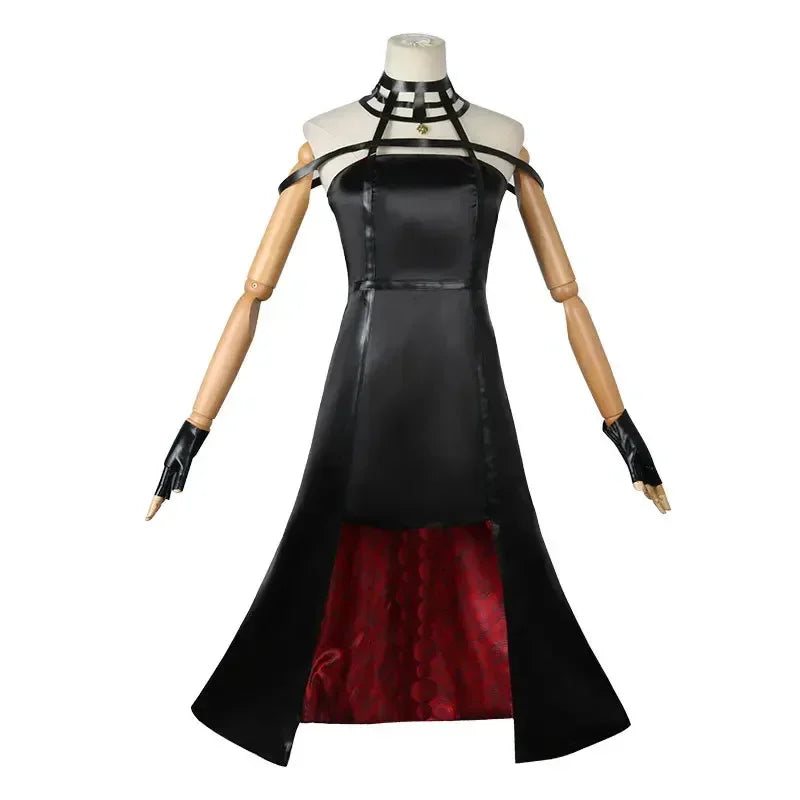 Yor Forger Cosplay Long Sweater Costume Anime Spy family Full Set Carnival Uniform Halloween Party Masquerade for Women Game