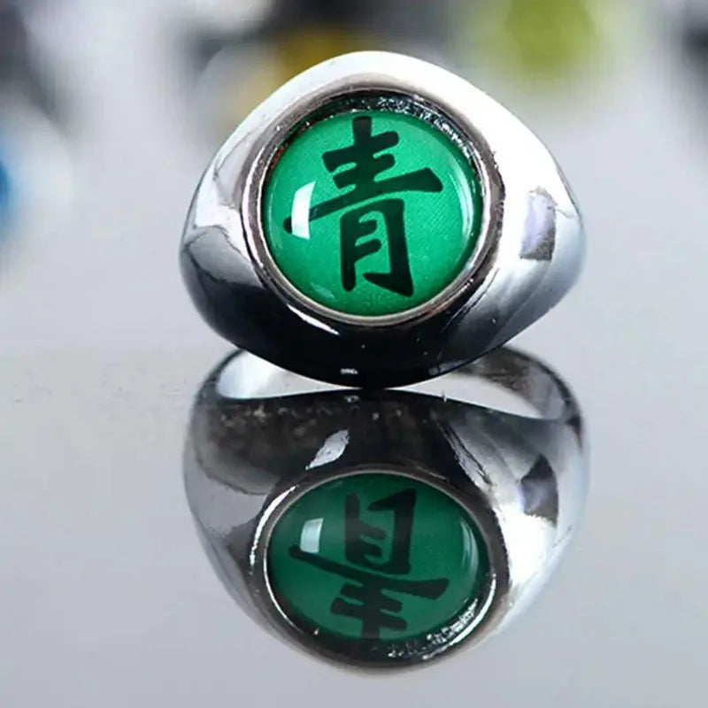 Hot Anime Ring Cosplay Akatsuki Itachi Pain Metal Finger Adult Ninja Props Accessories Cool  Jewelry Gift Adjustable Size