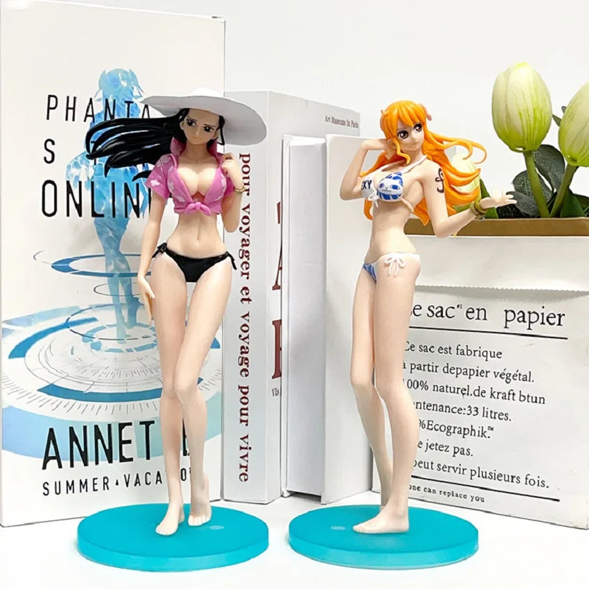 One Piece Anime Figures Nami Nico Robin Nefertari Vivi Shirahoshi PVC Action Figure Collection Model Toys for Fans Gift