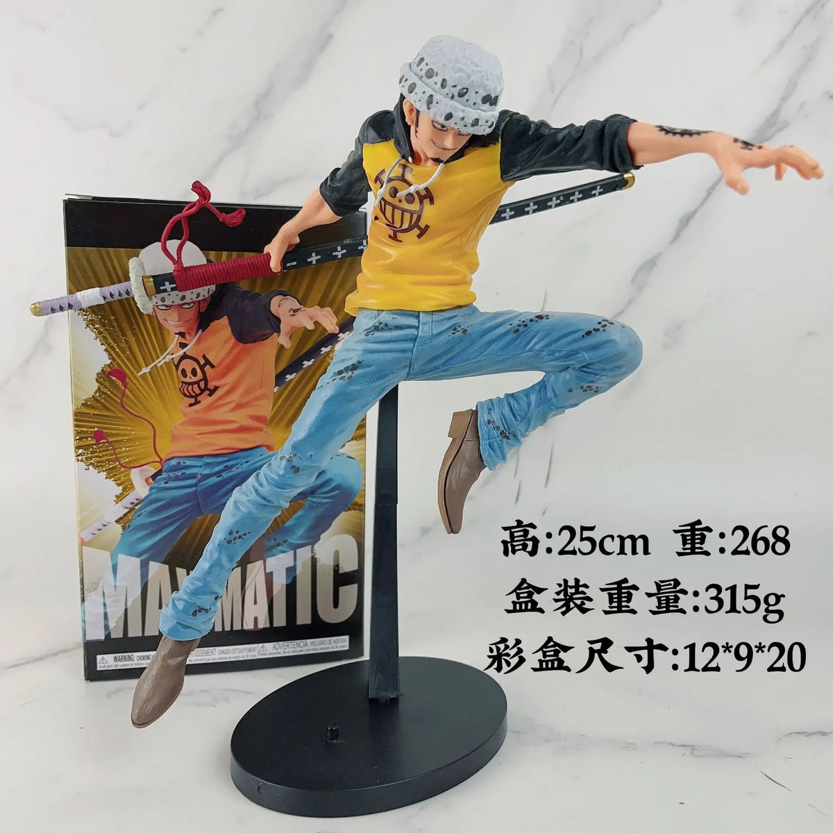 Anime One Piece Figure Trafalgar D Water Law Pvc Collection Action Figure Model Dolls Toys Gift