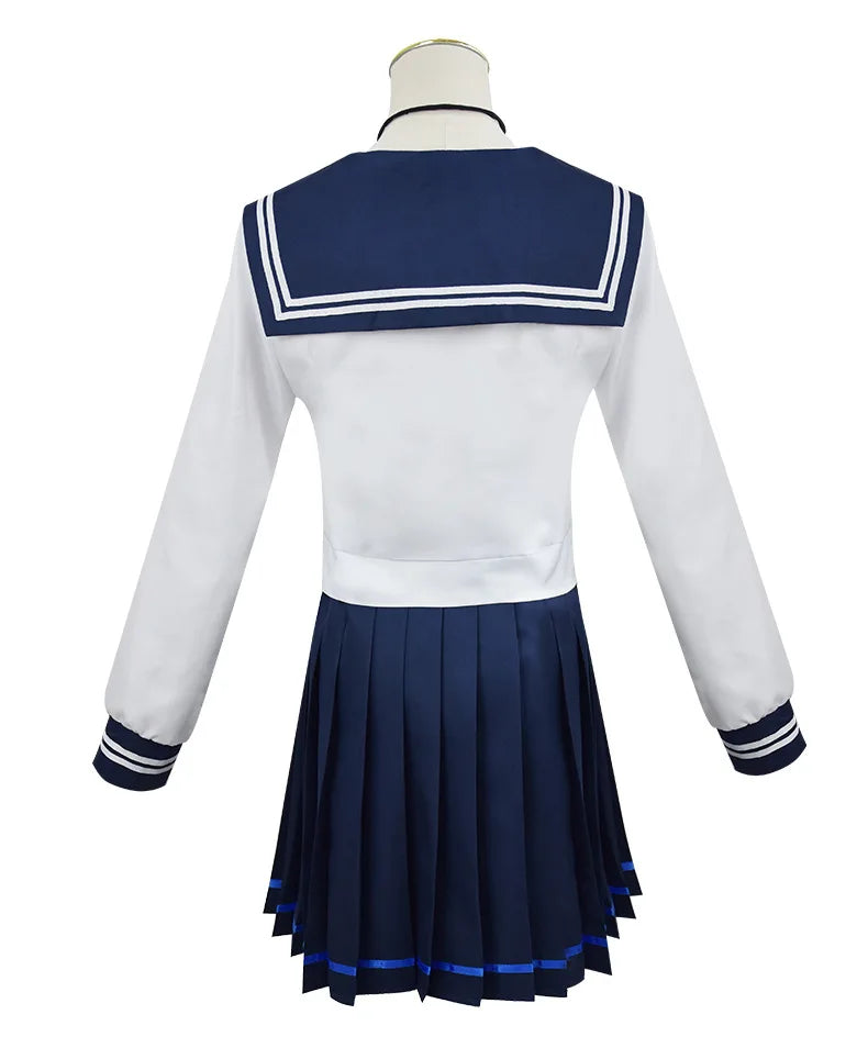 Game Blue Archive Cosplay Tongsheng Kikyou Costume Sailor Cape Cartoon Anime Dress Ear Headwear Wig JK Uniform Top Skirts Kimono
