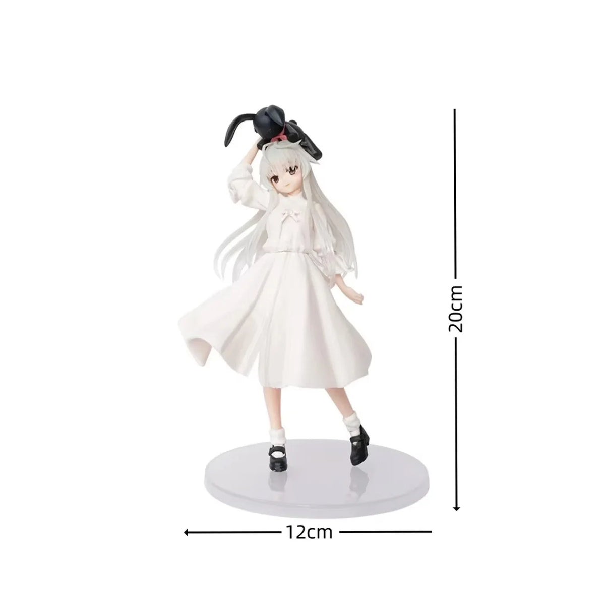 Rem Ram Emilia Anime Character Figure Statue, Detailed Painted Desktop Collectible Ornament for Shelf Display & Gifting