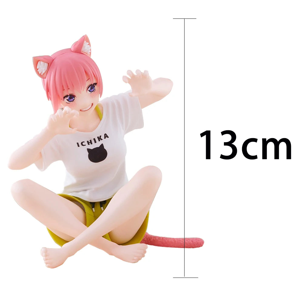 Anime Nakano Miku figure Nakano Miku Nakano Nino action figure Nakano Miku Nakano Nino figurine Model Toy Collection Statue Gift
