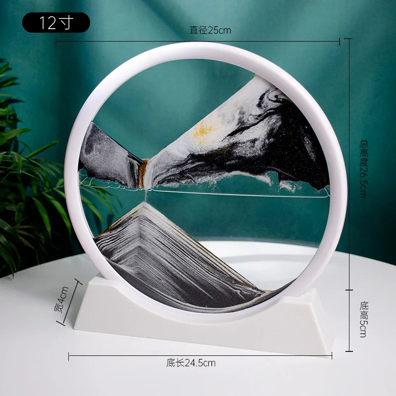 3d Quicksand Painting Desktop Ornaments Home Living Room Decoration Ecological Quicksand Painting Craft Decorations