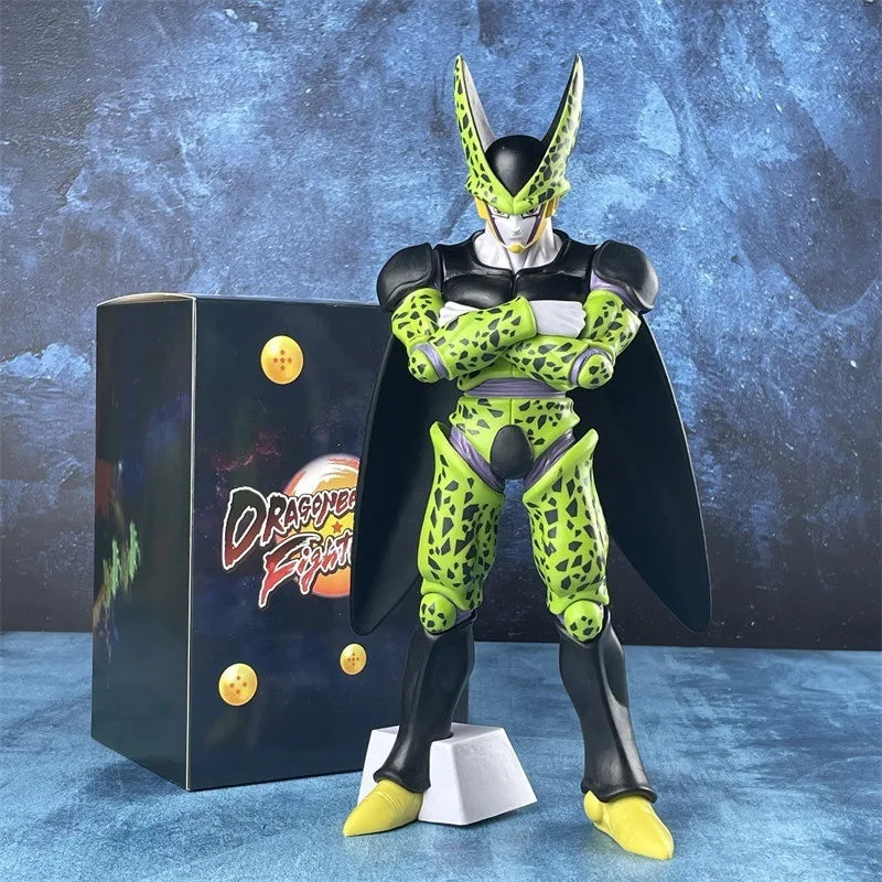 30cm Dragon Ball Anime Figure Perfect Cell Large Action Figure PVC Statue Doll Collection Model Toys For Children Christmas Gift