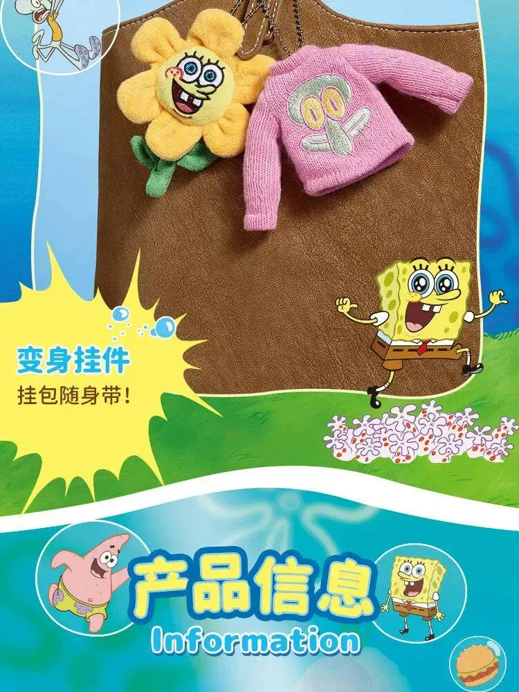 Official Licensed Spongebob Bikini Bottom Blind Bagdoll Fridge Magnet Cute Anime Figure Kawaii Birthday Pendant Gift Home Decor